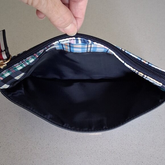 Tommy Hilfiger Plaid Wristlet Zip Case - Picture 6 of 13